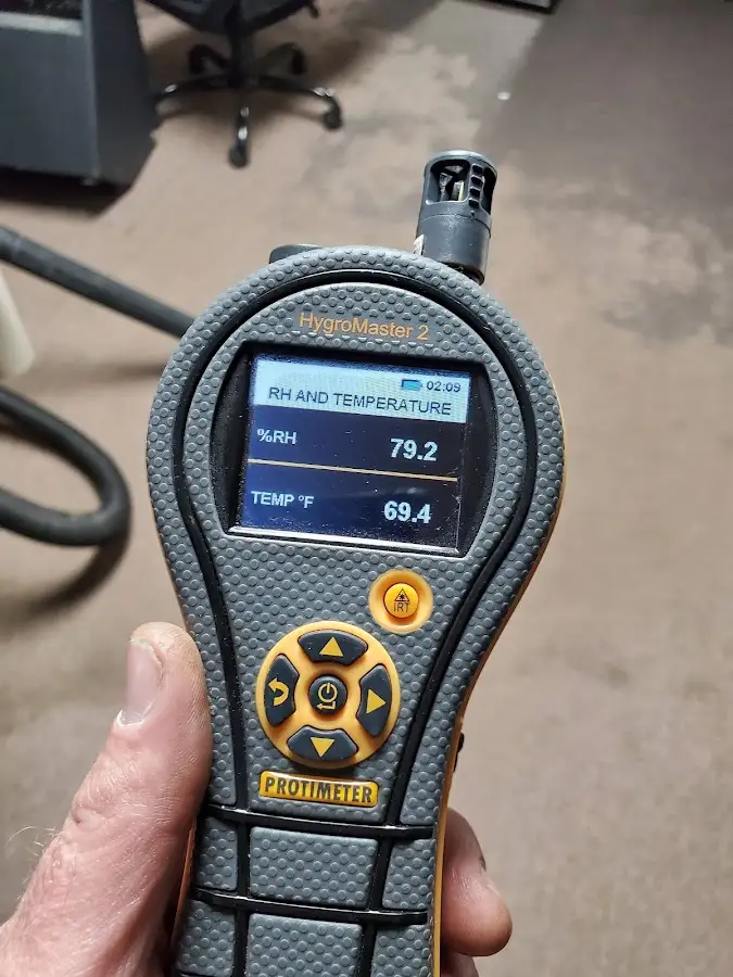 Moisture meter humidity assessment for Fire & Smoke Damage Restoration in Westwood